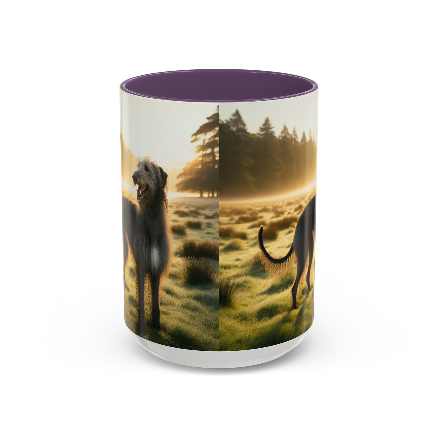 Scottish Deerhound Accent Coffee Mug - Perfect Gift for Dog Lovers