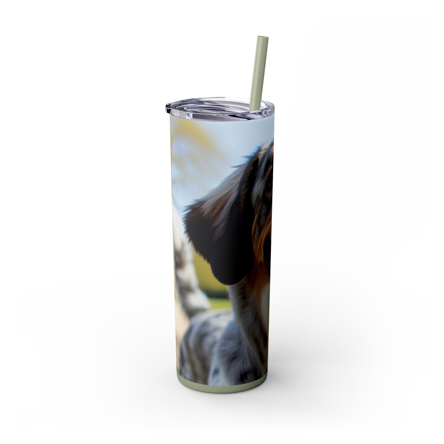 Braque Francais Pyrenean Tumbler with Straw, 20oz