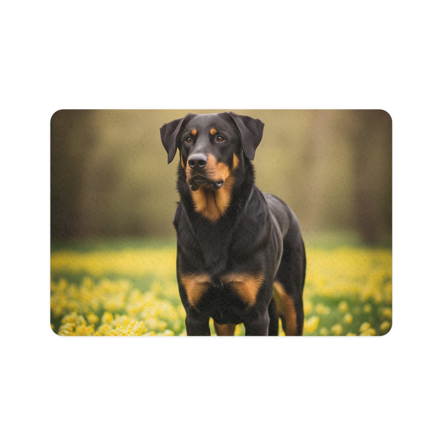 Pet Food Mat (12x18) - Beauceron