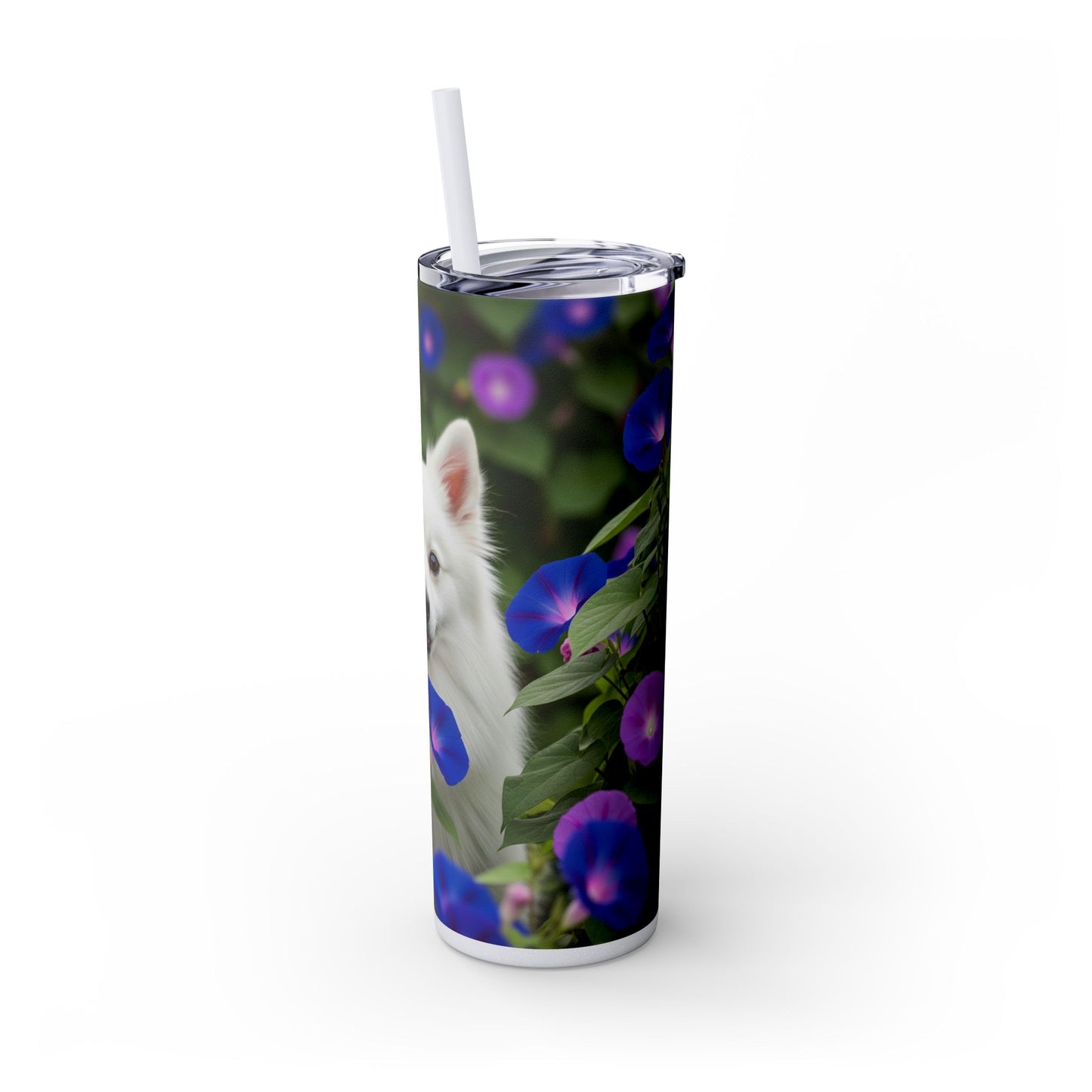 Japanese Spitz Tumbler with Straw, 20oz