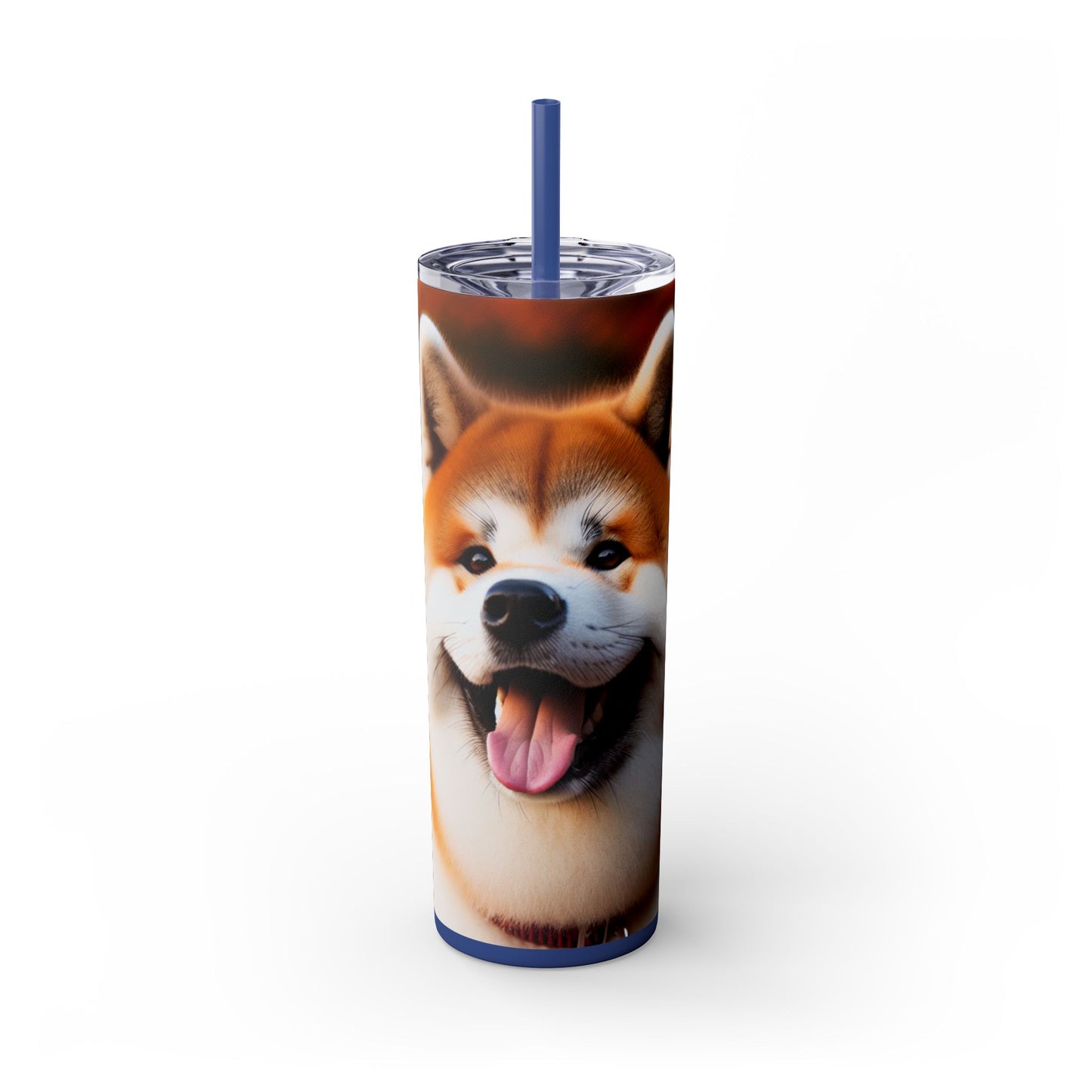 Japanese Akitainu Tumbler with Straw, 20oz