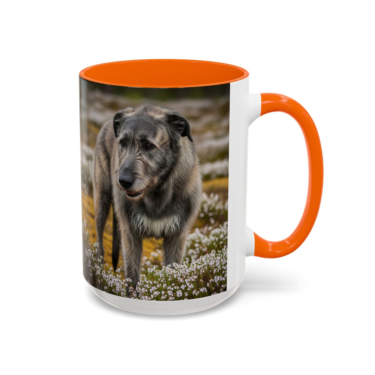 Irish Wolfhound Accent Coffee Mug - Perfect Gift for Dog Lovers