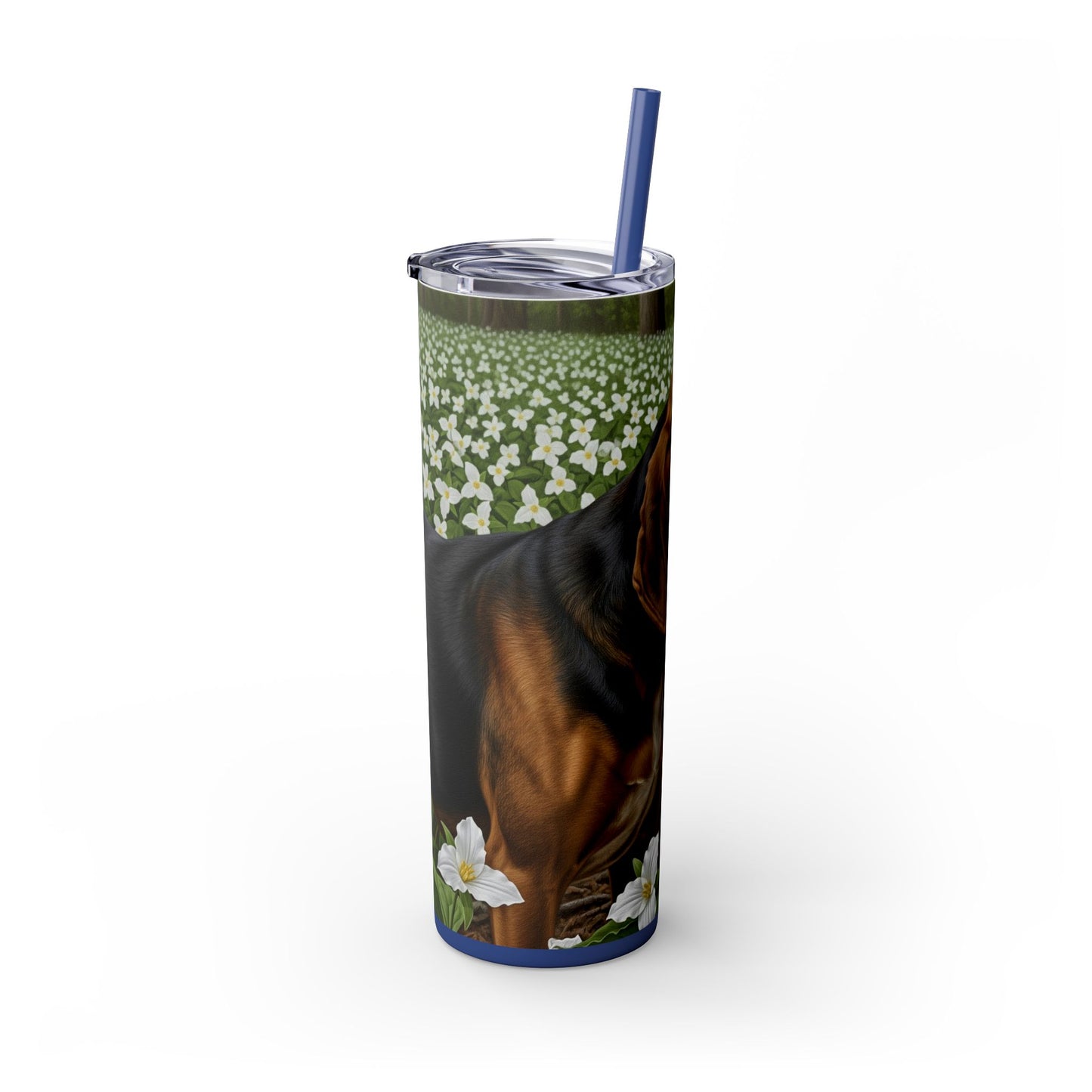 Treeing Walker Coonhound Tumbler with Straw, 20oz
