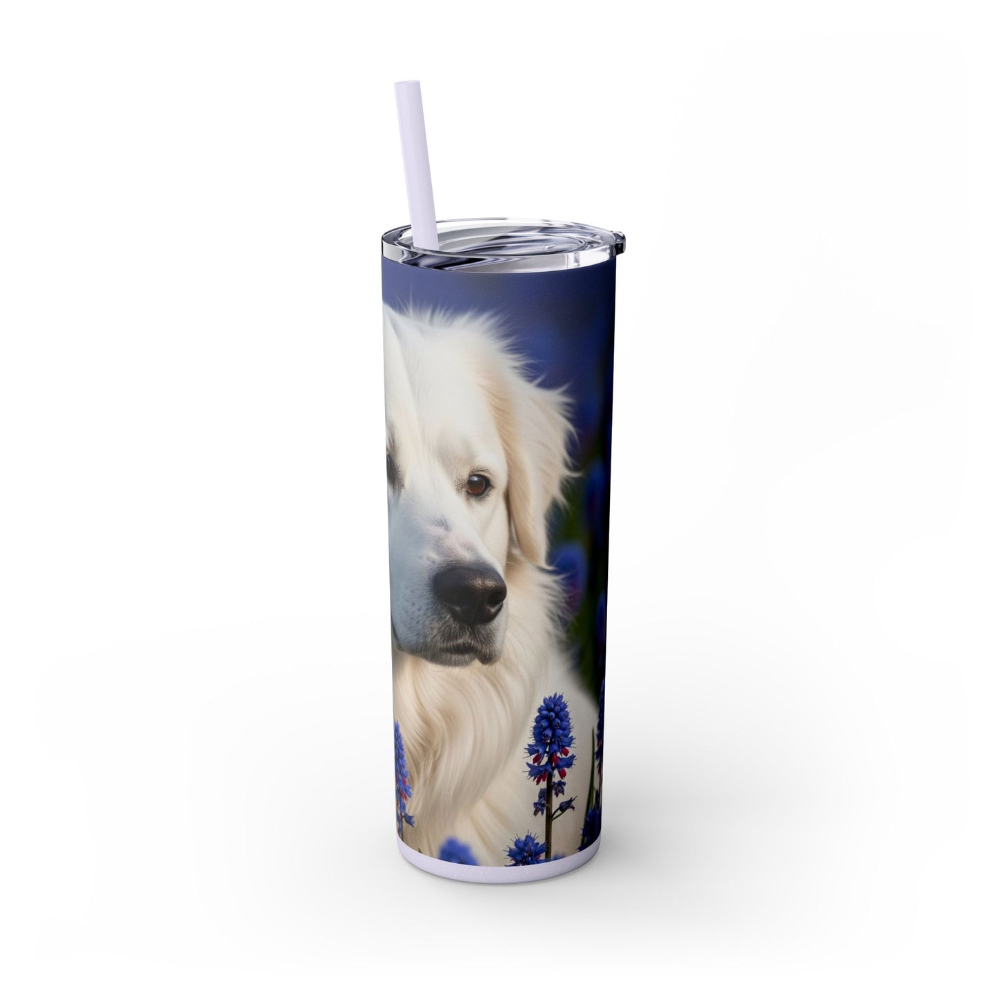Portuguese Sheepdog Tumbler with Straw, 20oz