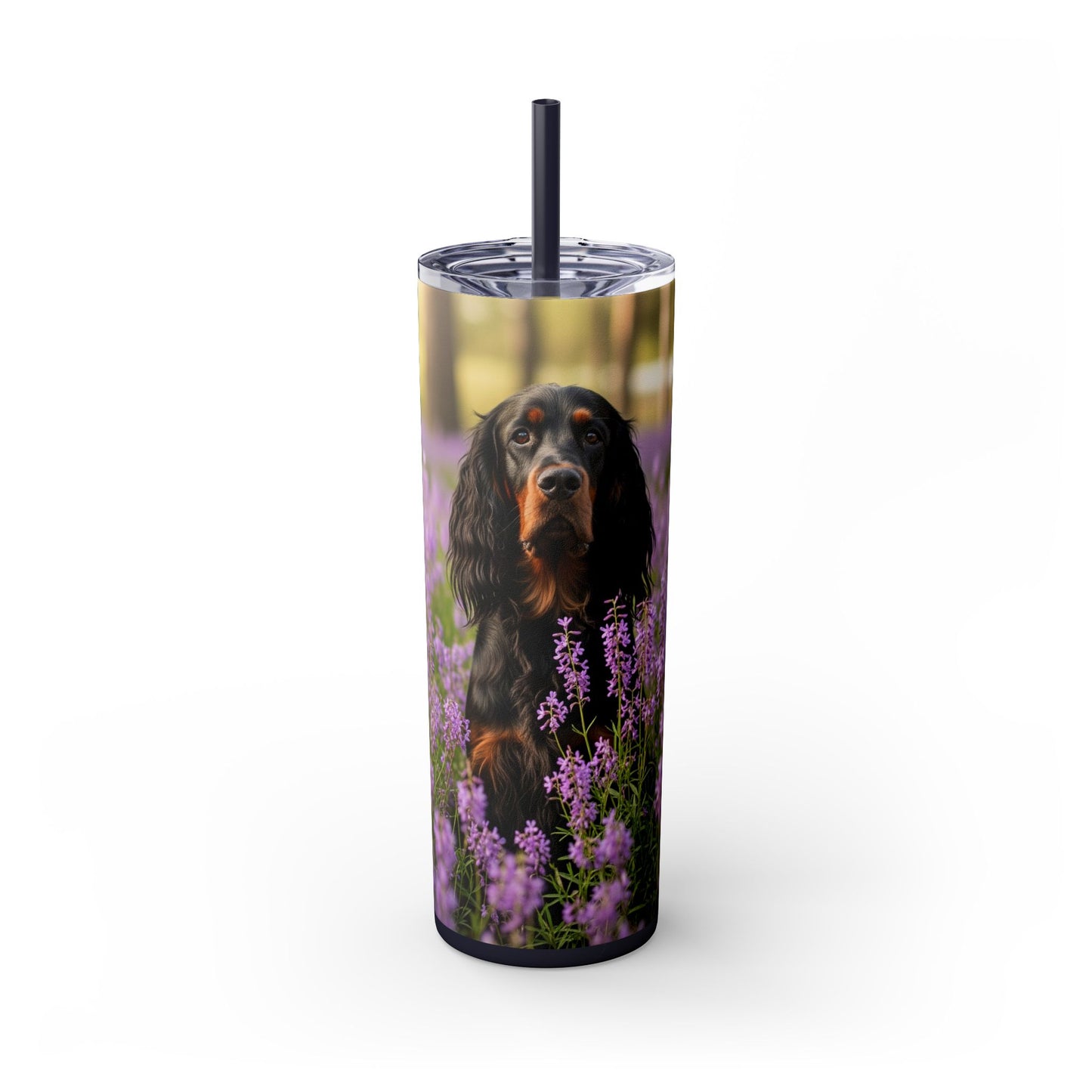 Gordon Setter Tumbler with Straw, 20oz