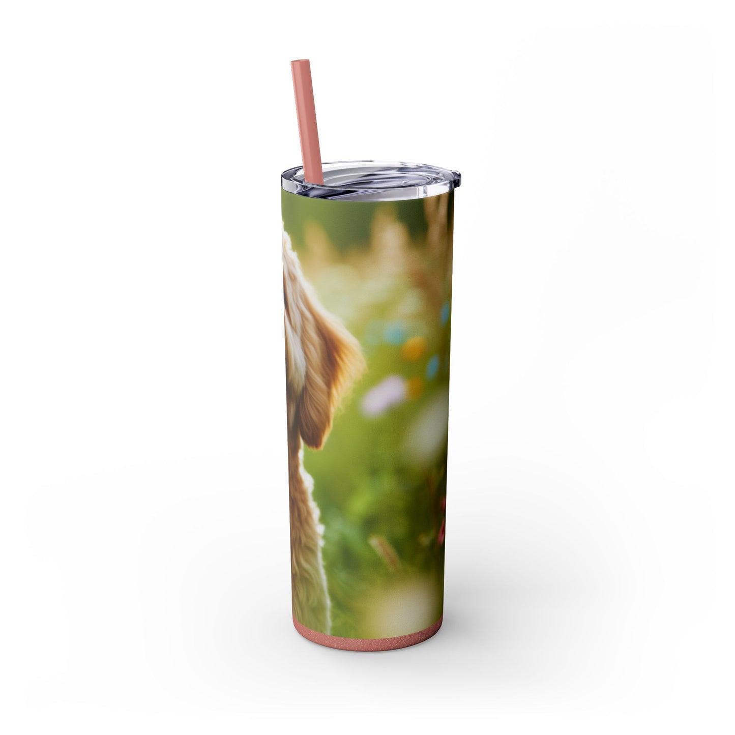 Labradoodle Tumbler with Straw, 20oz
