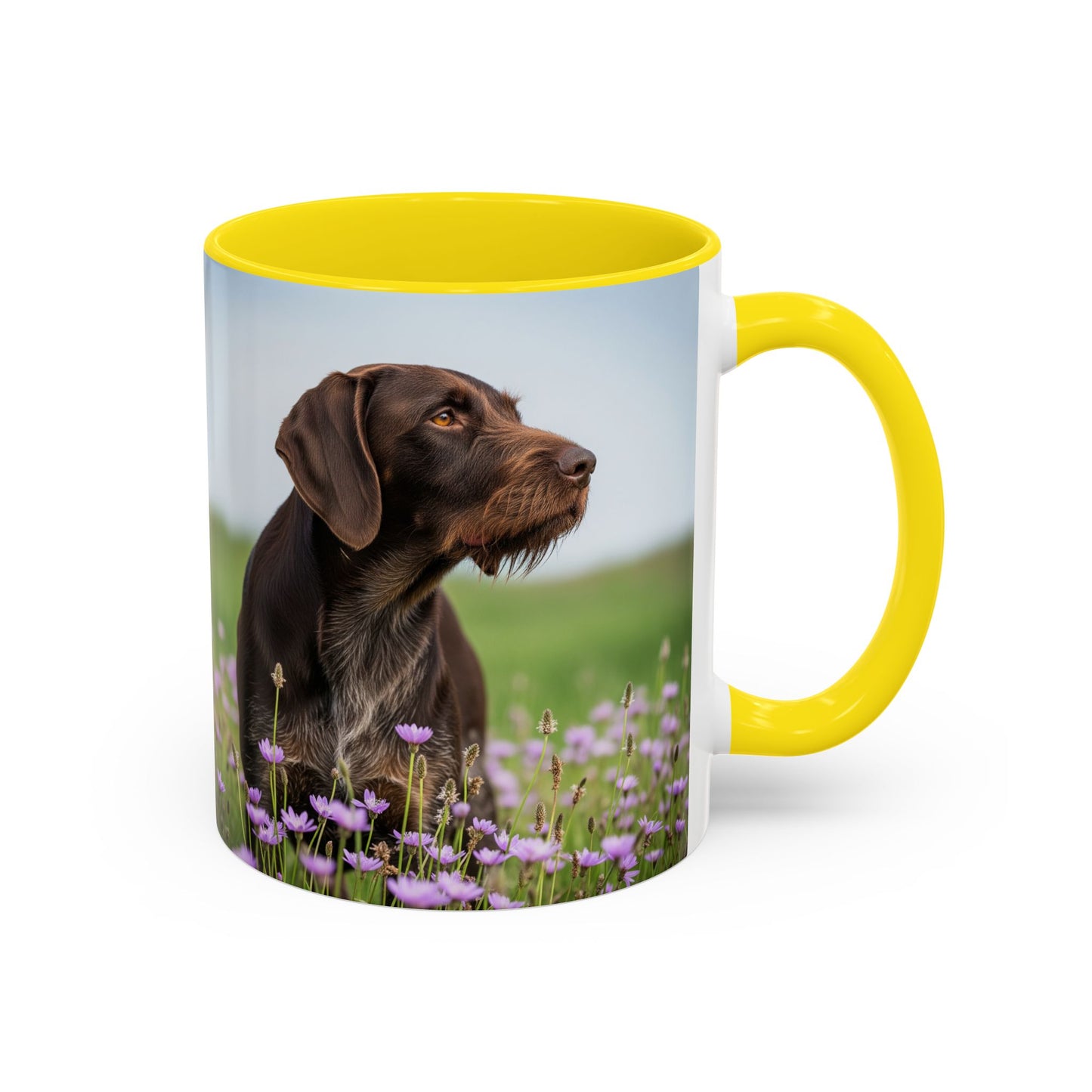 German Wirehaired Pointer Accent Coffee Mug - Perfect Gift for Dog Lovers