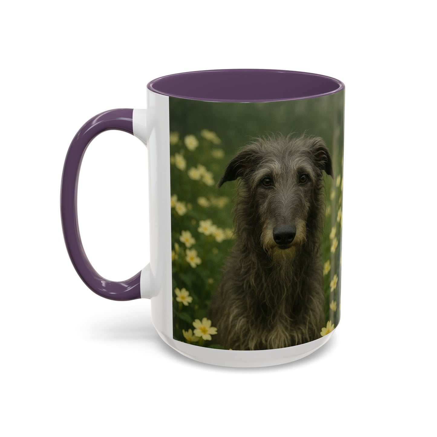Scottish Deerhound Accent Coffee Mug - Perfect Gift for Dog Lovers