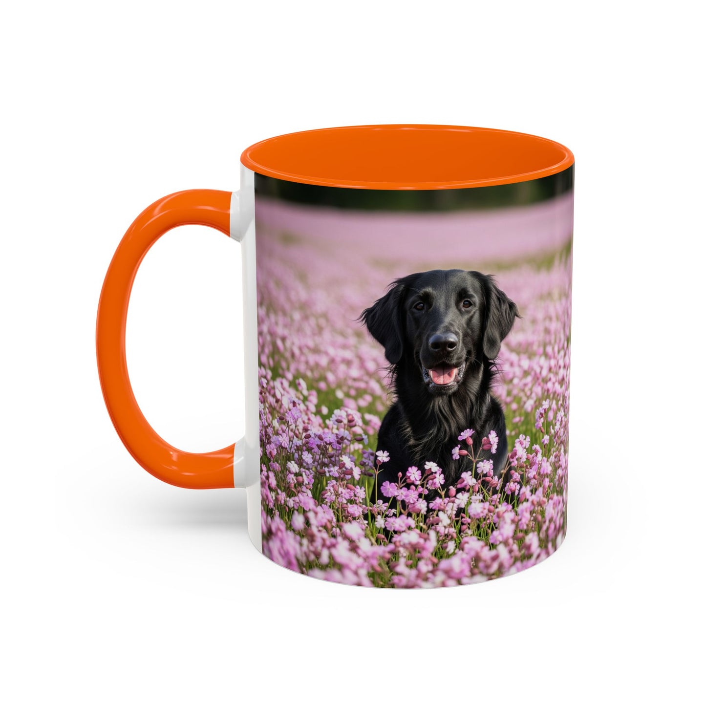 Flat Coated Retriever Accent Coffee Mug - Perfect Gift for Dog Lovers