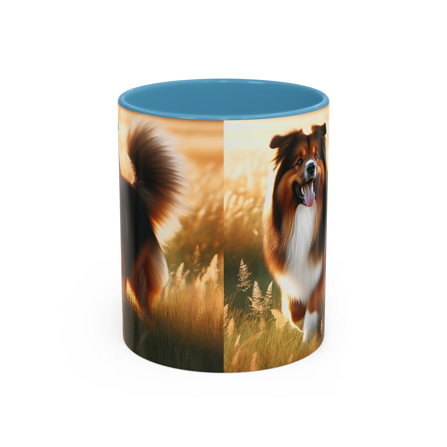 Bohemian Shepherd Accent Coffee Mug - Perfect Gift for Dog Lovers