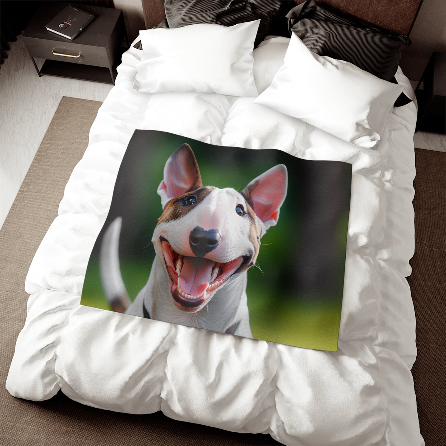 Bull Terrier Sweatshirt Blanket