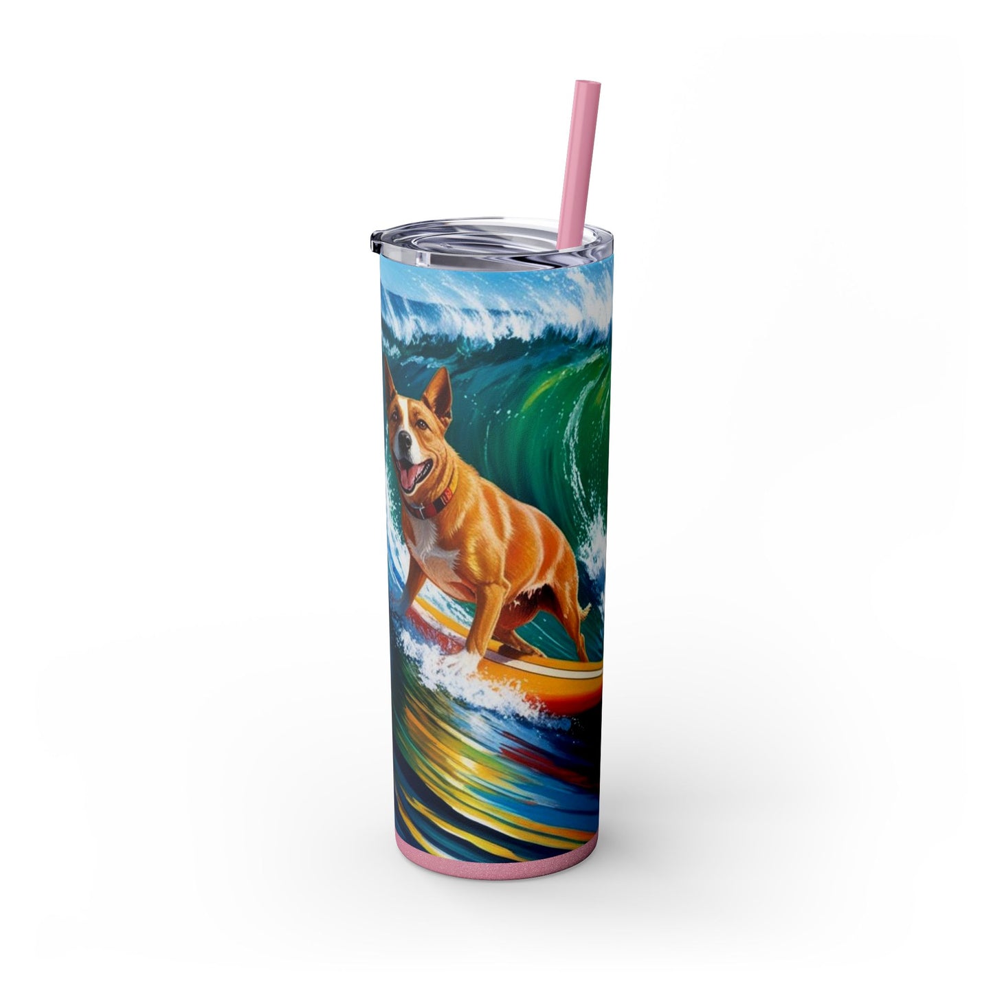 Surf Dogs Tumbler with Straw, 20oz