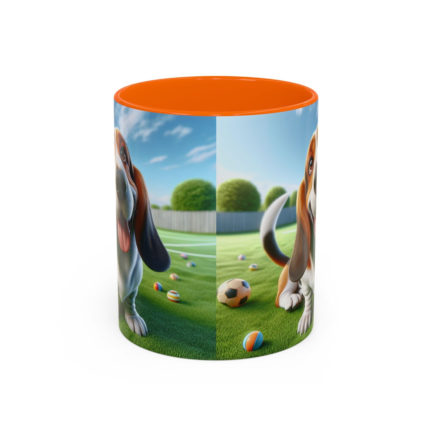 Basset Hound Accent Coffee Mug - Perfect Gift for Dog Lovers