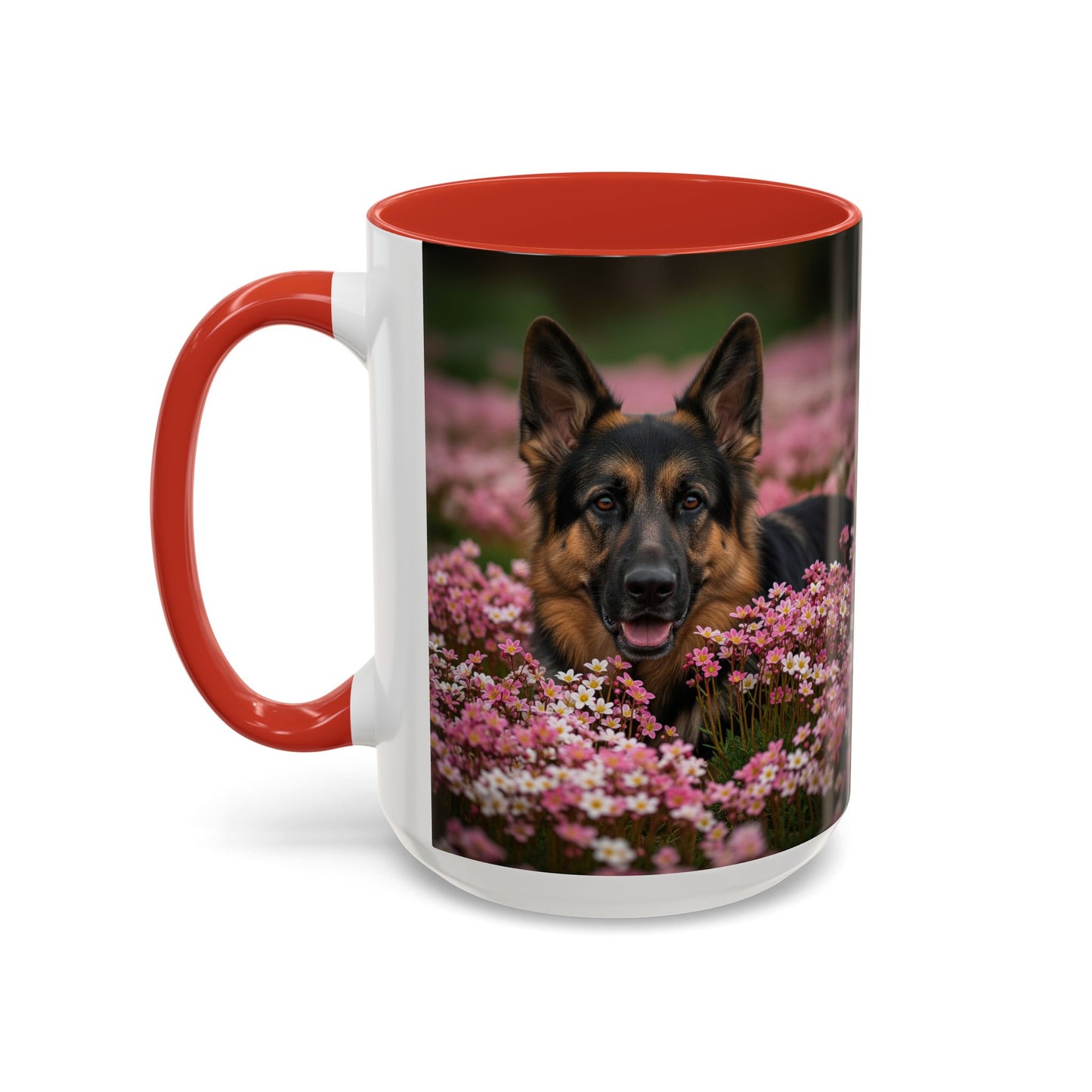 German Shepherd Accent Coffee Mug - Perfect Gift for Dog Lovers