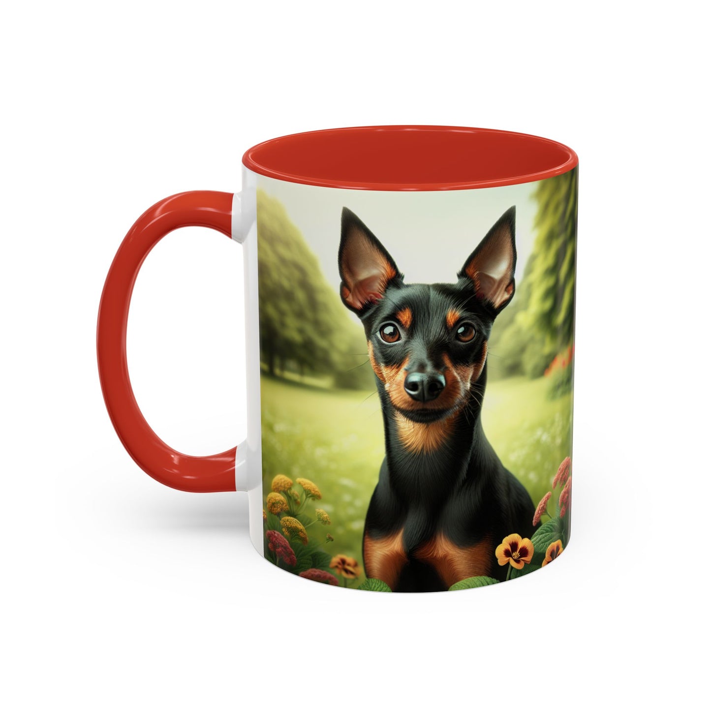 Manchester Terrier Accent Coffee Mug - Perfect Gift for Dog Lovers