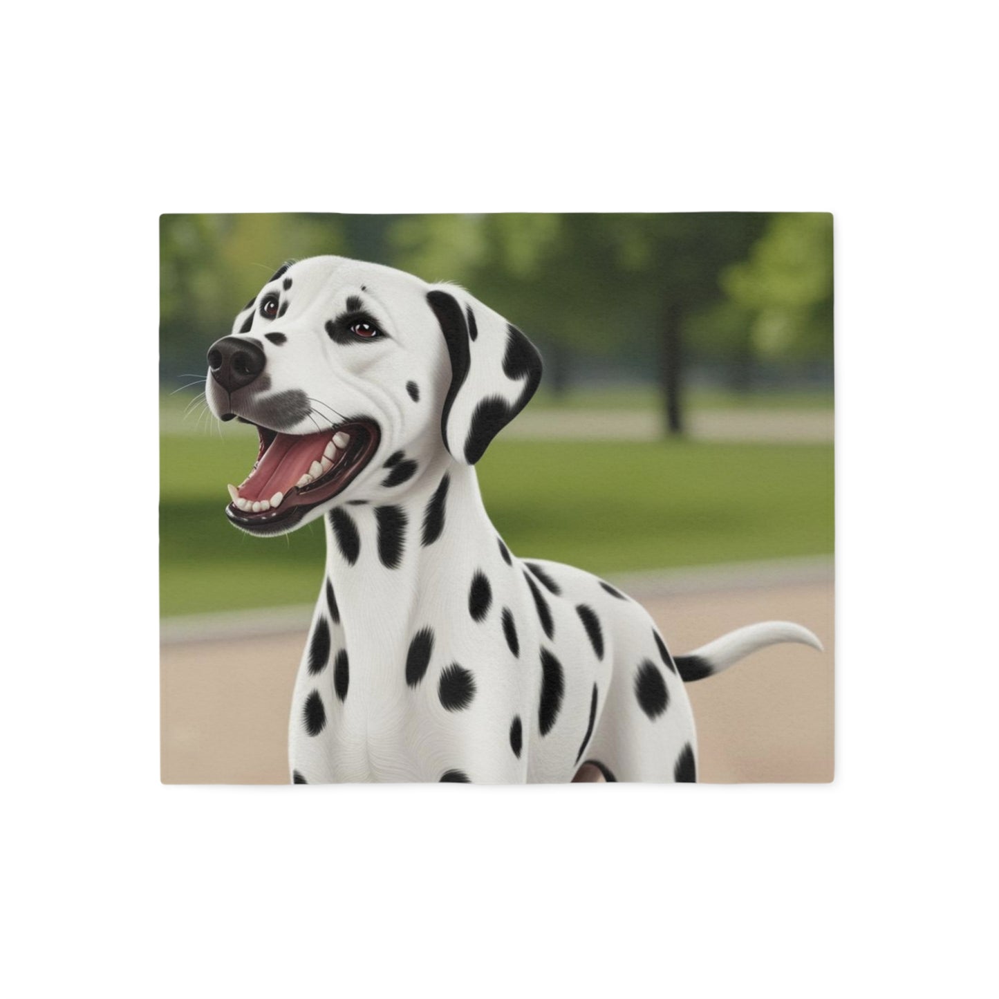 Dalmatian Sweatshirt Blanket