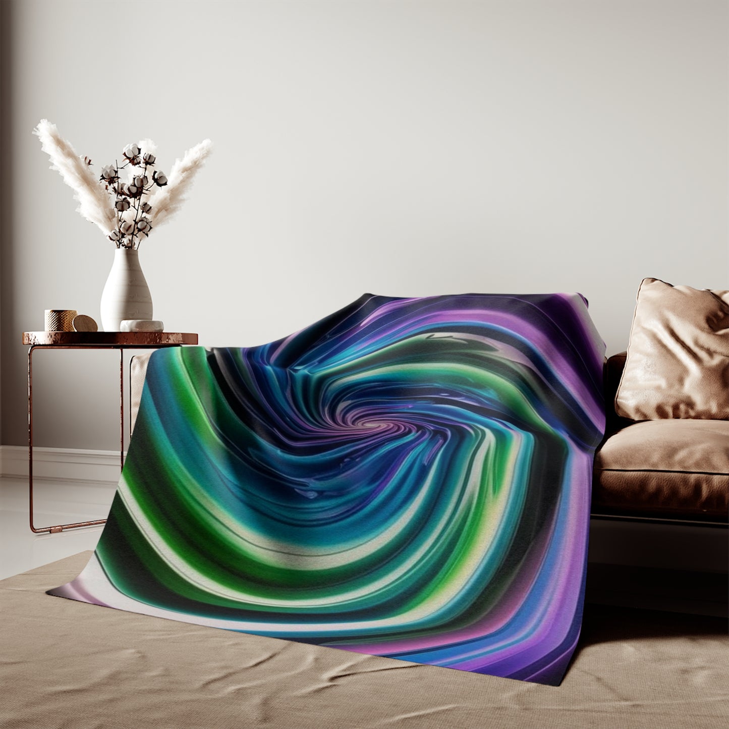 Optical Illusion Sweatshirt Blanket