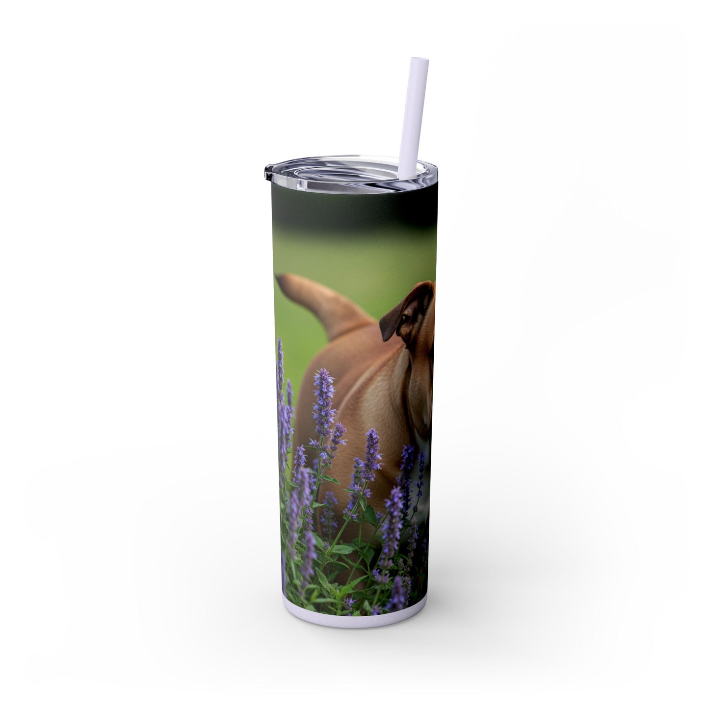 British Bulldog Tumbler with Straw, 20oz