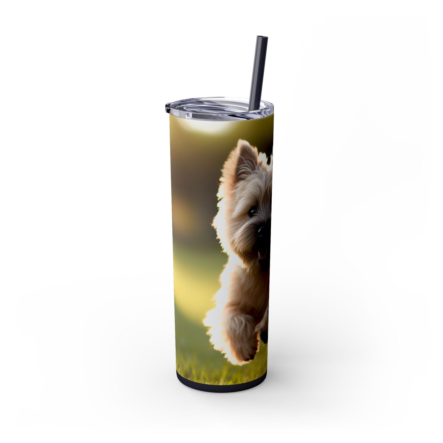 Cairn Terrier Tumbler with Straw, 20oz