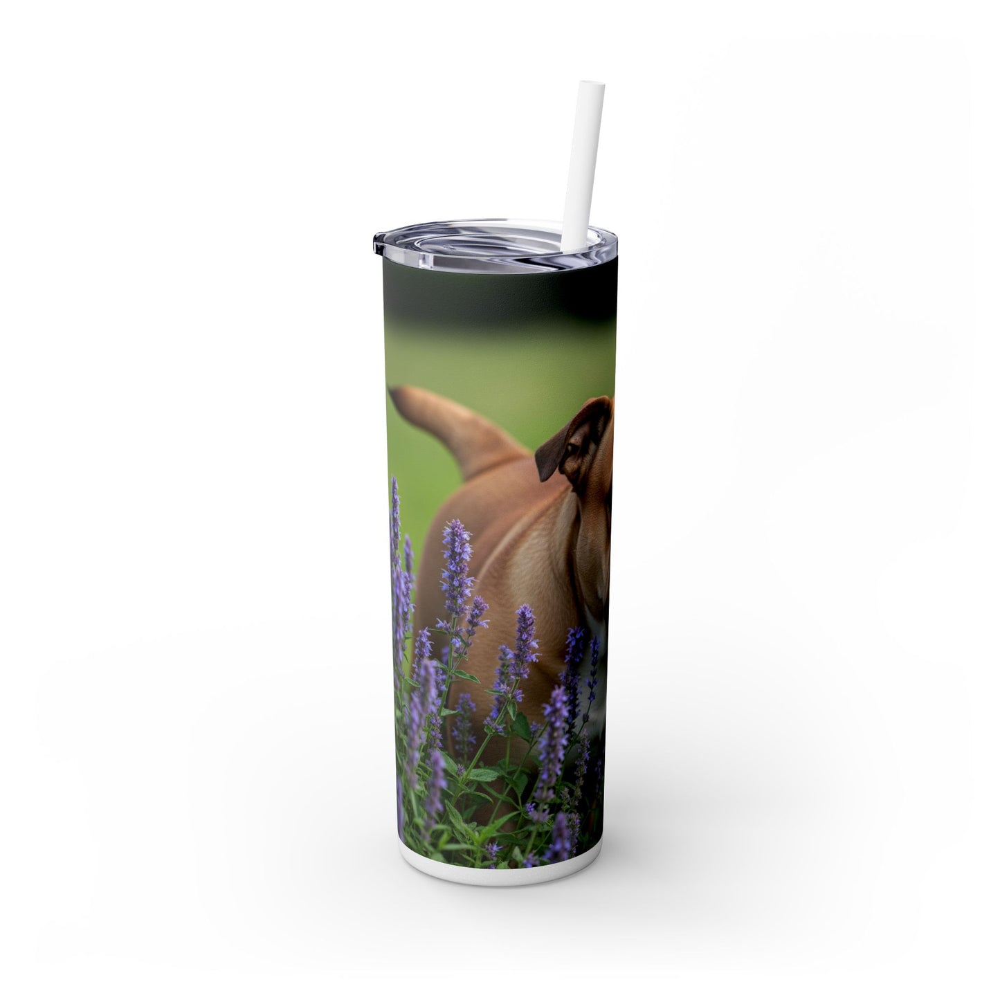 British Bulldog Tumbler with Straw, 20oz