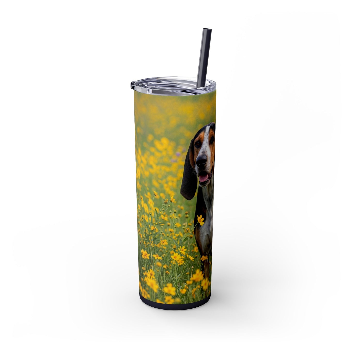 American English Coonhound Tumbler with Straw, 20oz