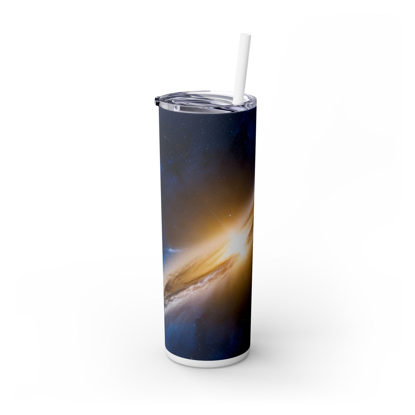 North Star Skinny Tumbler with Straw, 20oz
