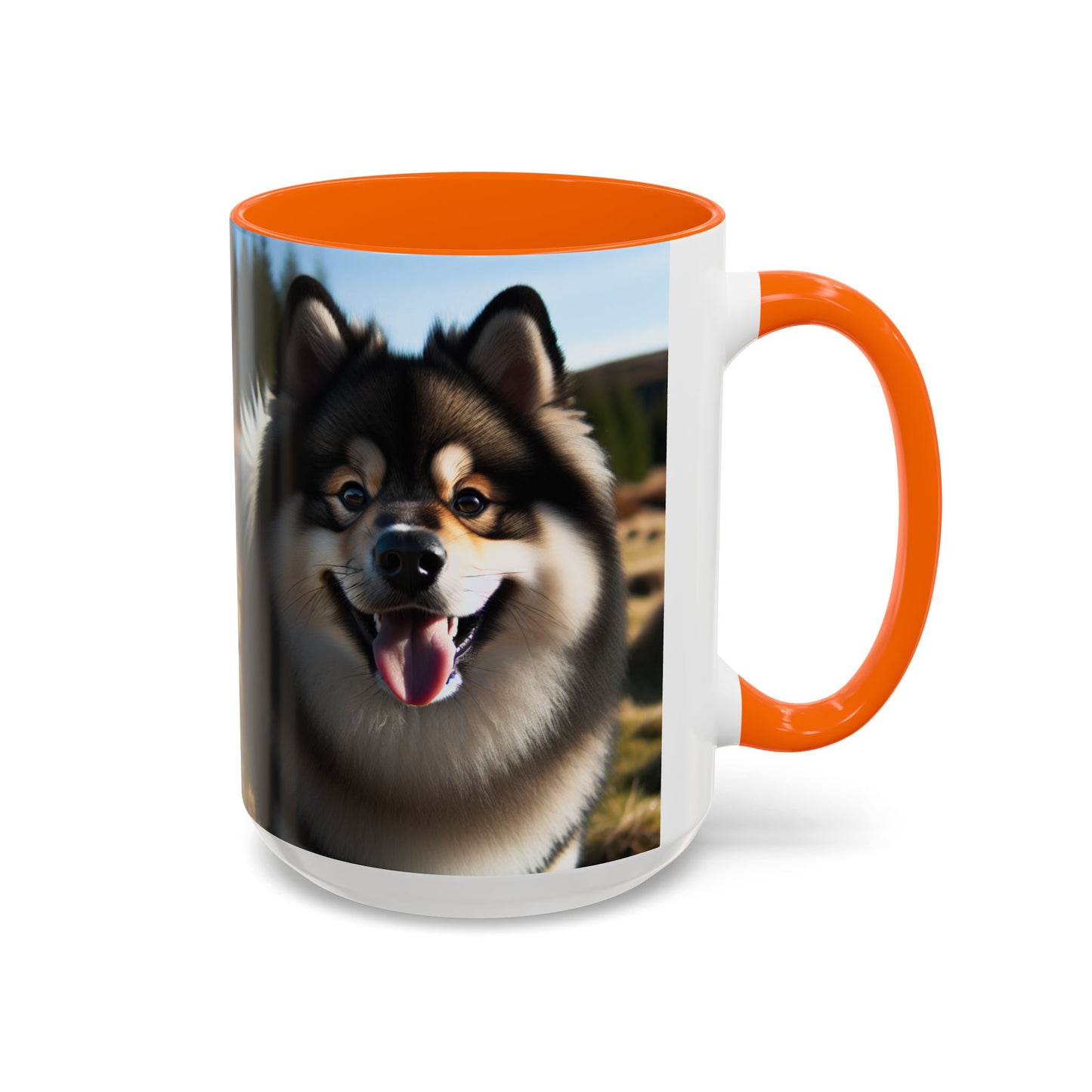 Norwegian Buhund Accent Coffee Mug - Perfect Gift for Dog Lovers