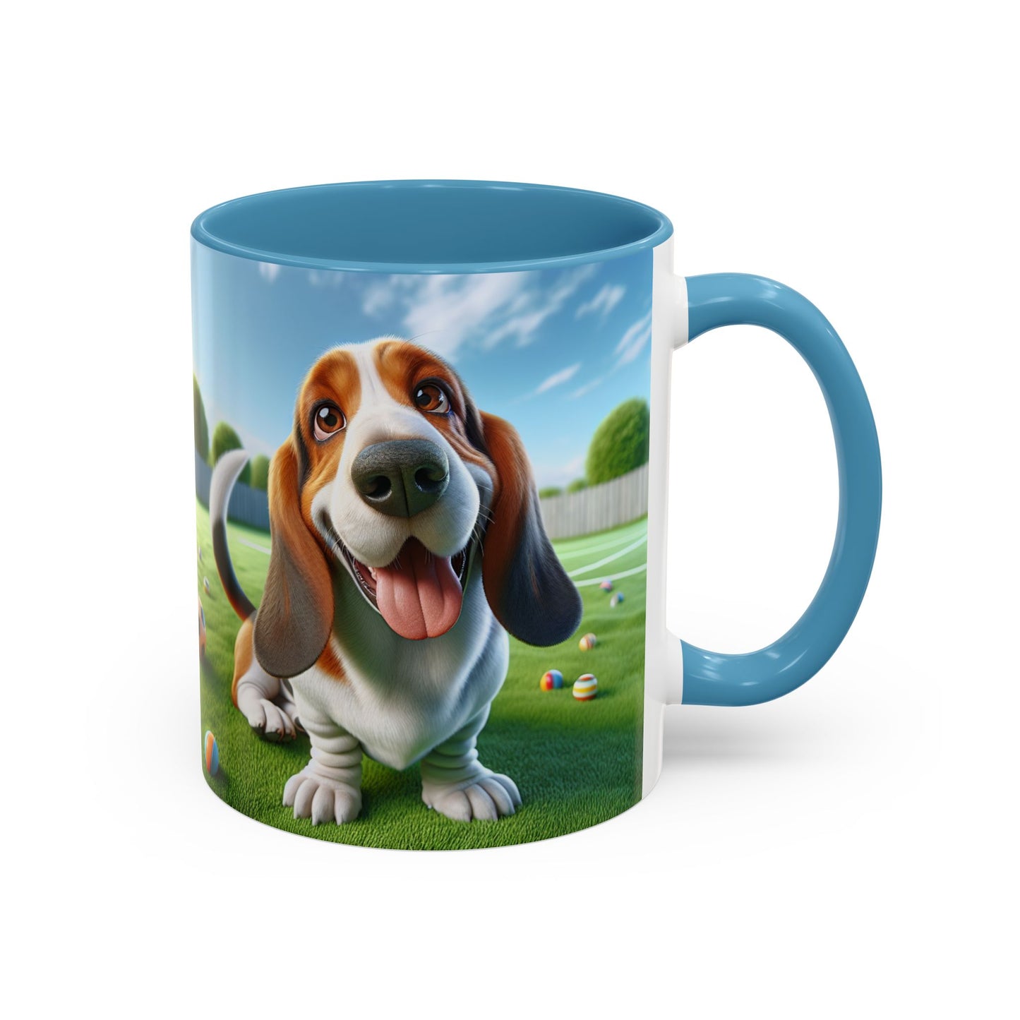 Basset Hound Accent Coffee Mug - Perfect Gift for Dog Lovers