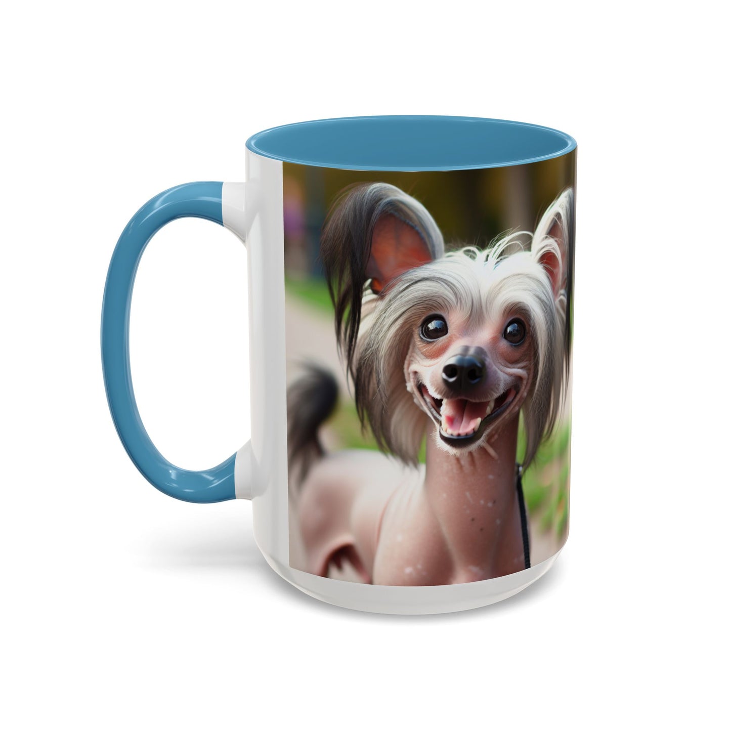 Chinese Crested Dog Accent Coffee Mug - Perfect Gift for Dog Lovers
