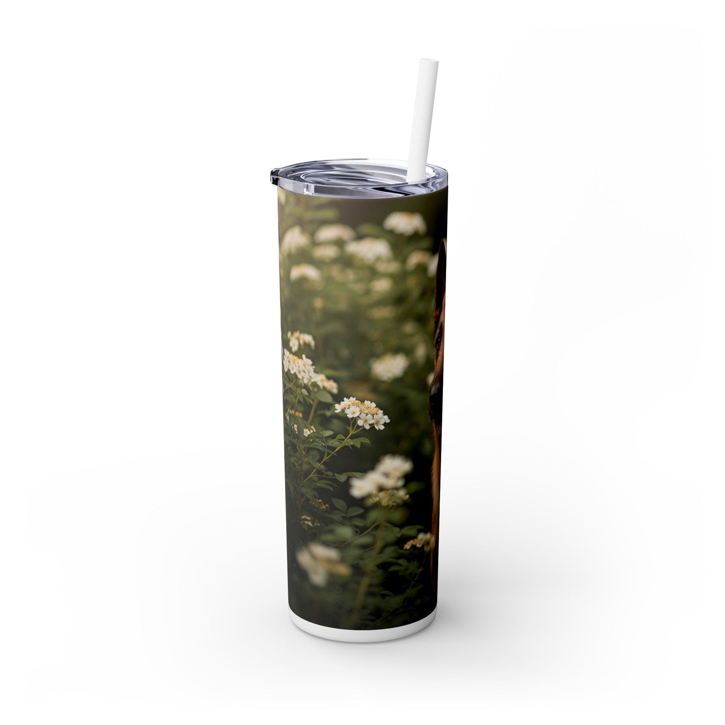 Belgian Shepherd Dog Laekenois Tumbler with Straw, 20oz