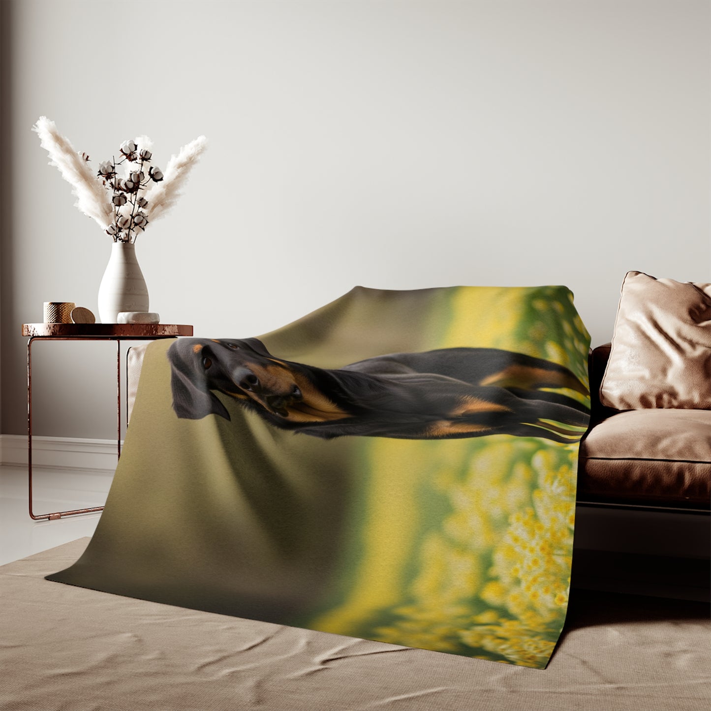 Beauceron Sweatshirt Blanket