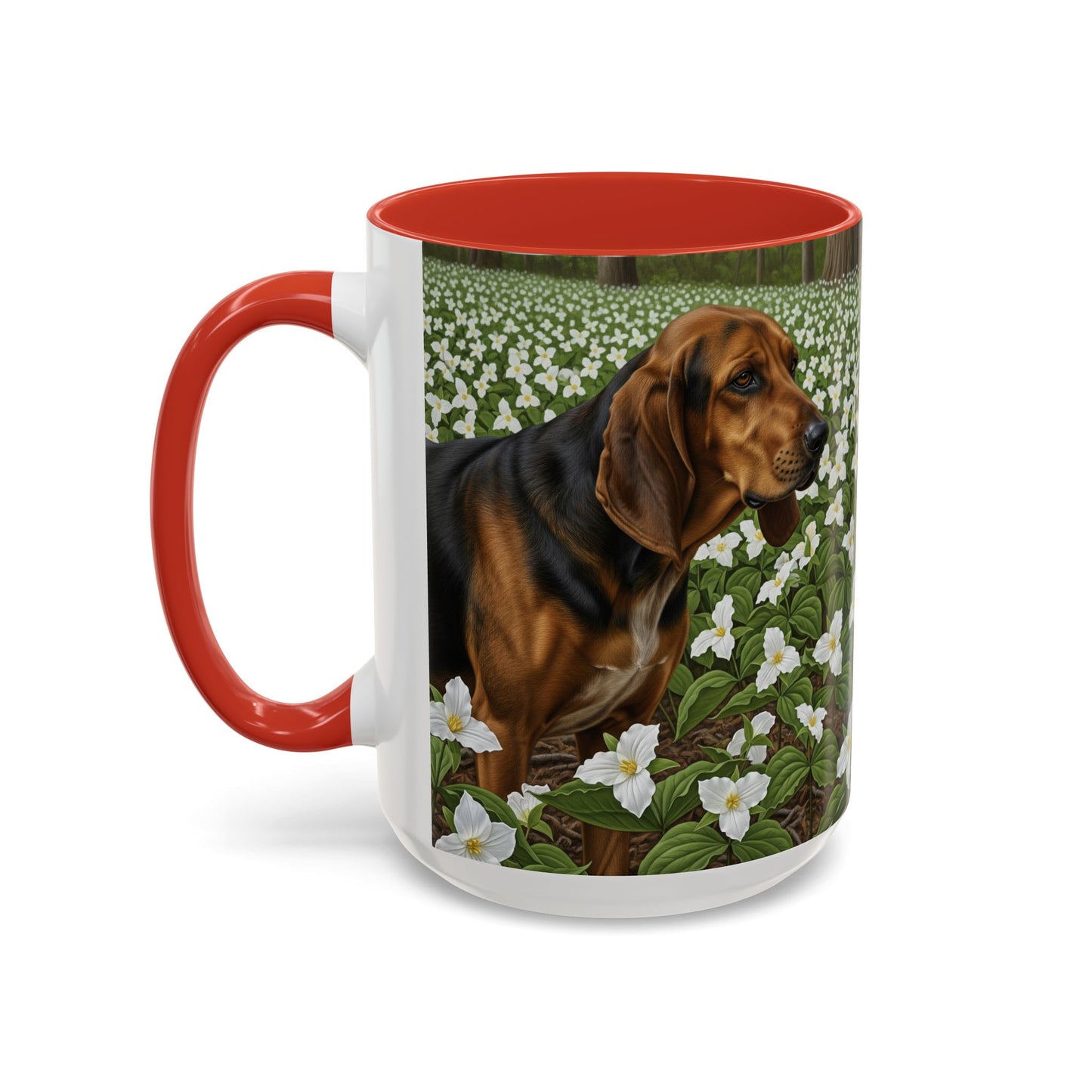 Treeing Walker Coonhound Accent Coffee Mug - Perfect Gift for Dog Lovers