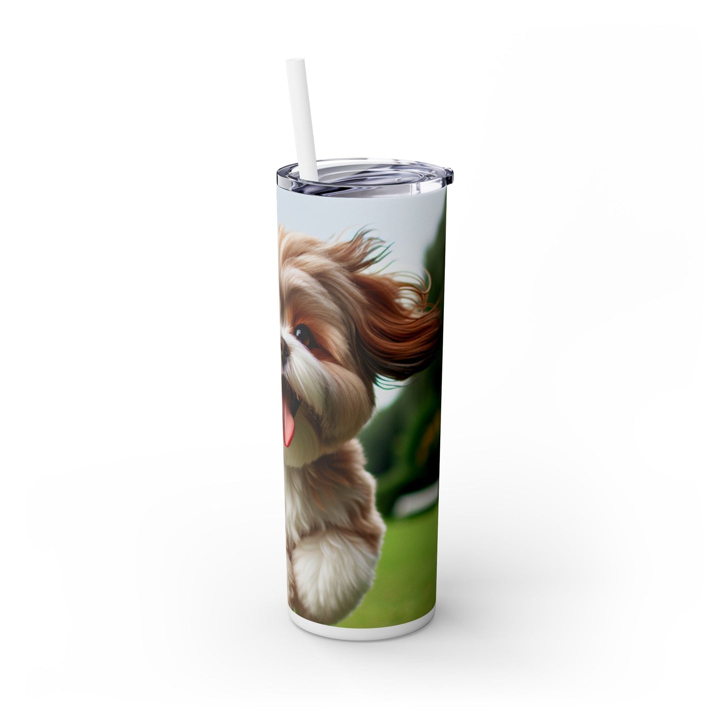 Lhasalier Tumbler with Straw, 20oz