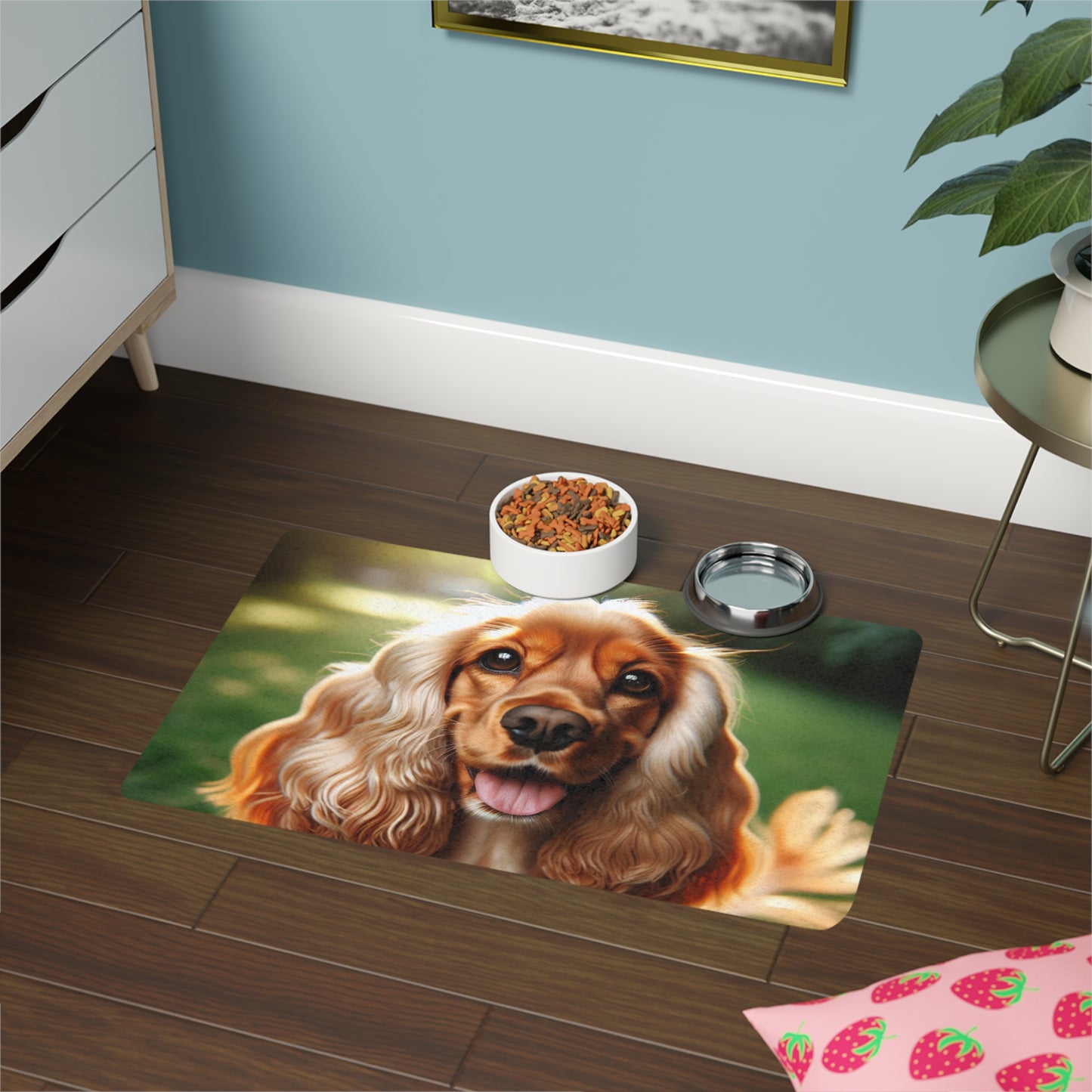Pet Food Mat (12x18) - English Cocker Spaniel
