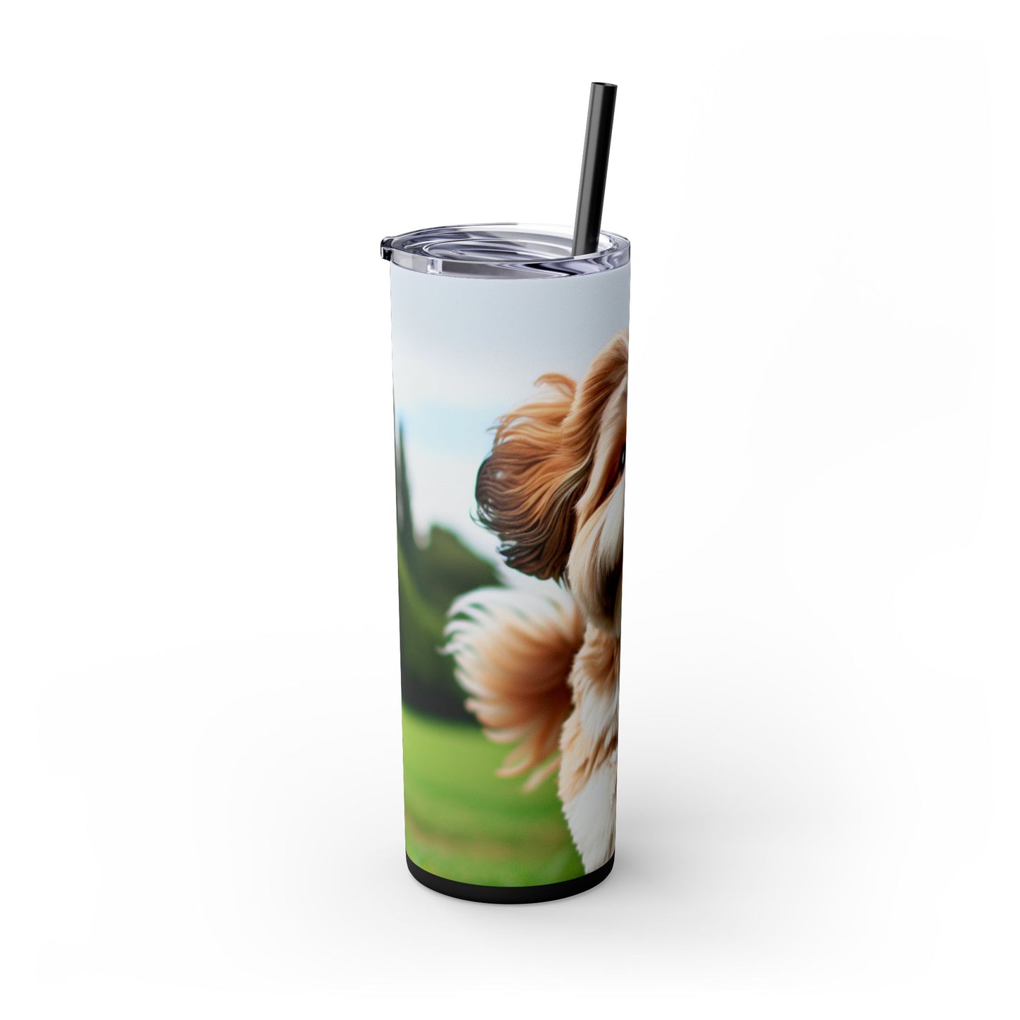 Lhasalier Tumbler with Straw, 20oz