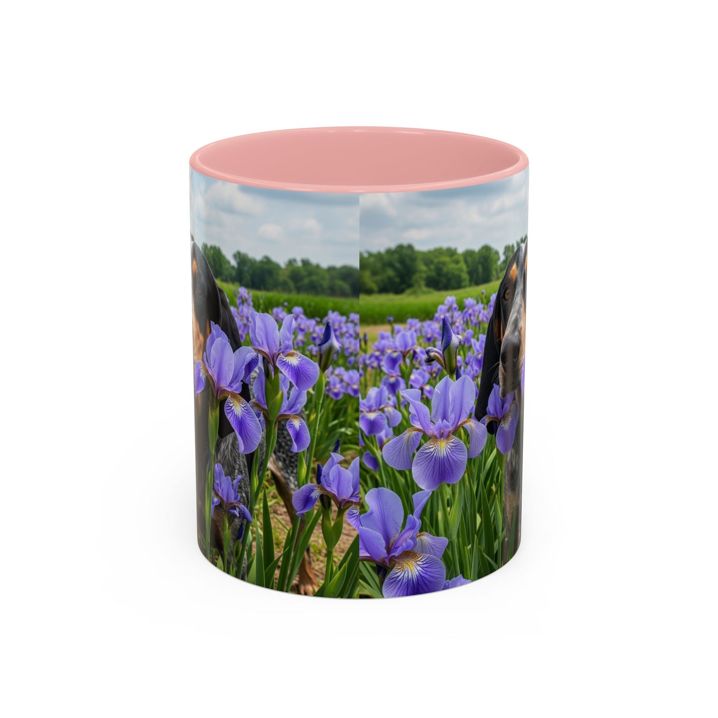 Bluetick Coonhound Accent Coffee Mug - Perfect Gift for Dog Lovers