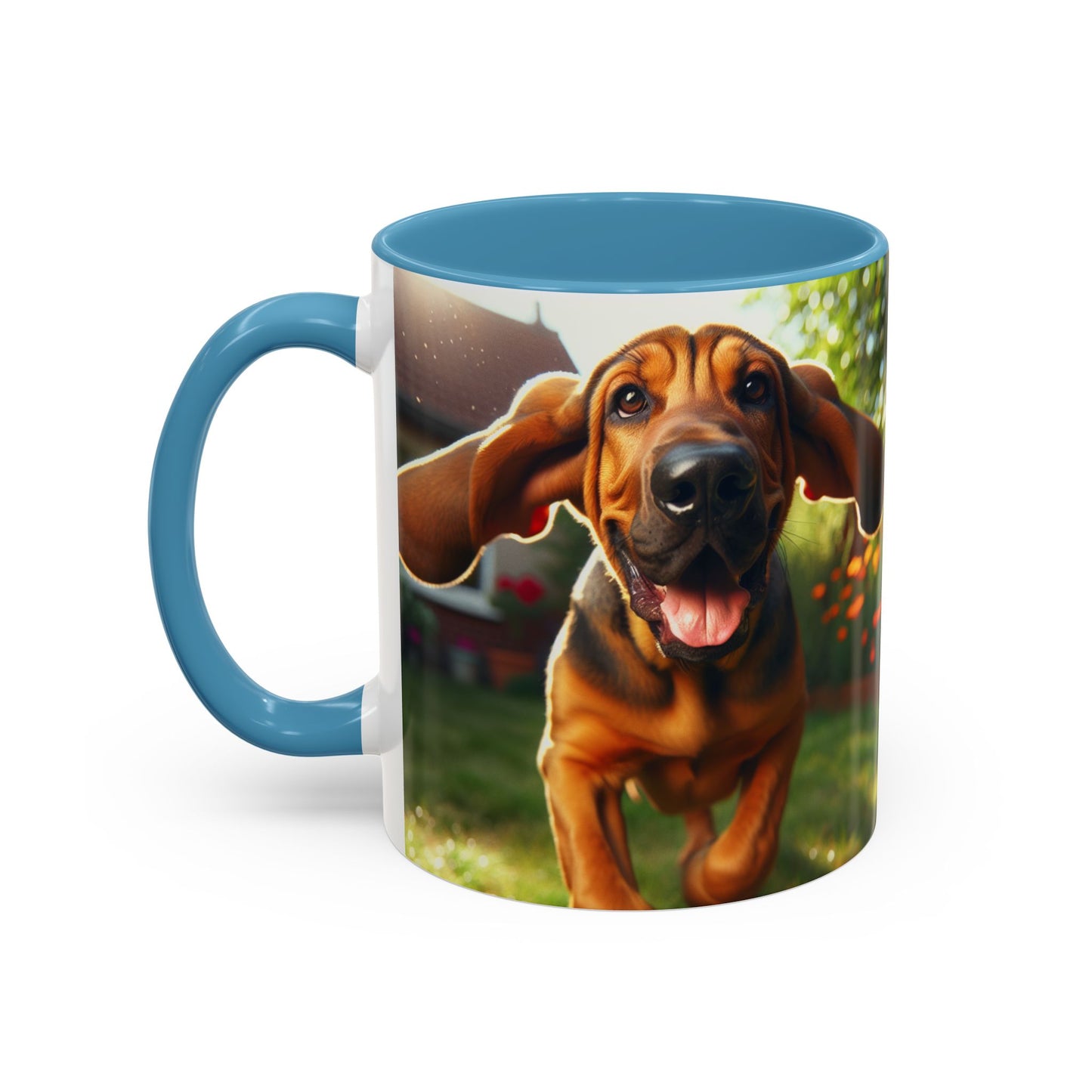 Bloodhound Accent Coffee Mug - Perfect Gift for Dog Lovers