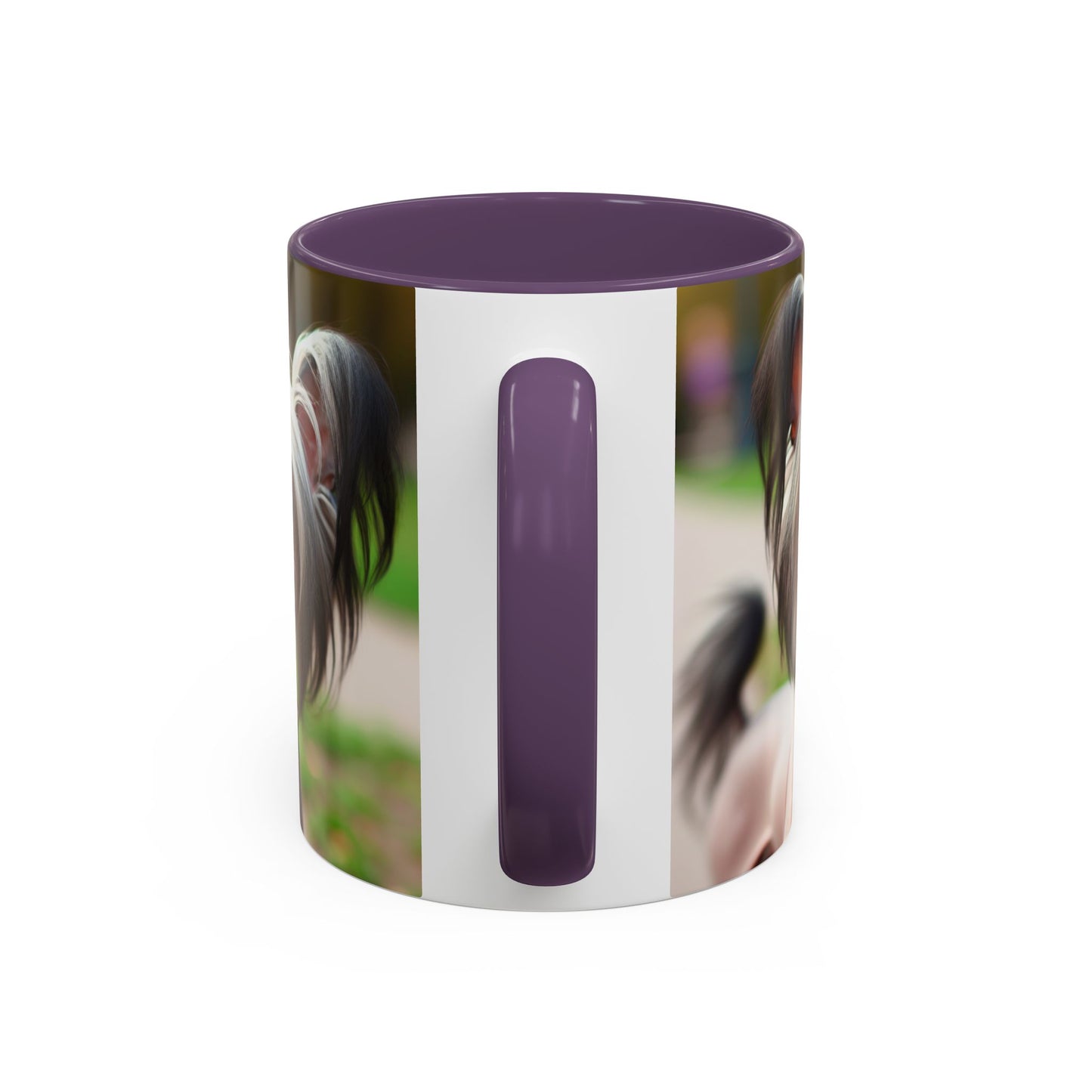 Chinese Crested Dog Accent Coffee Mug - Perfect Gift for Dog Lovers