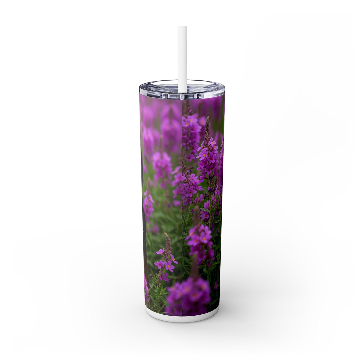 English Toy Terrier Tumbler with Straw, 20oz