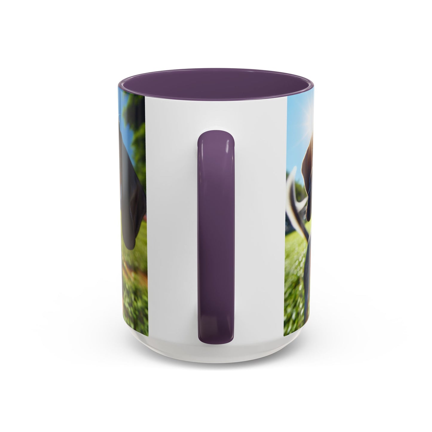 Bluetick Coonhound Accent Coffee Mug - Perfect Gift for Dog Lovers