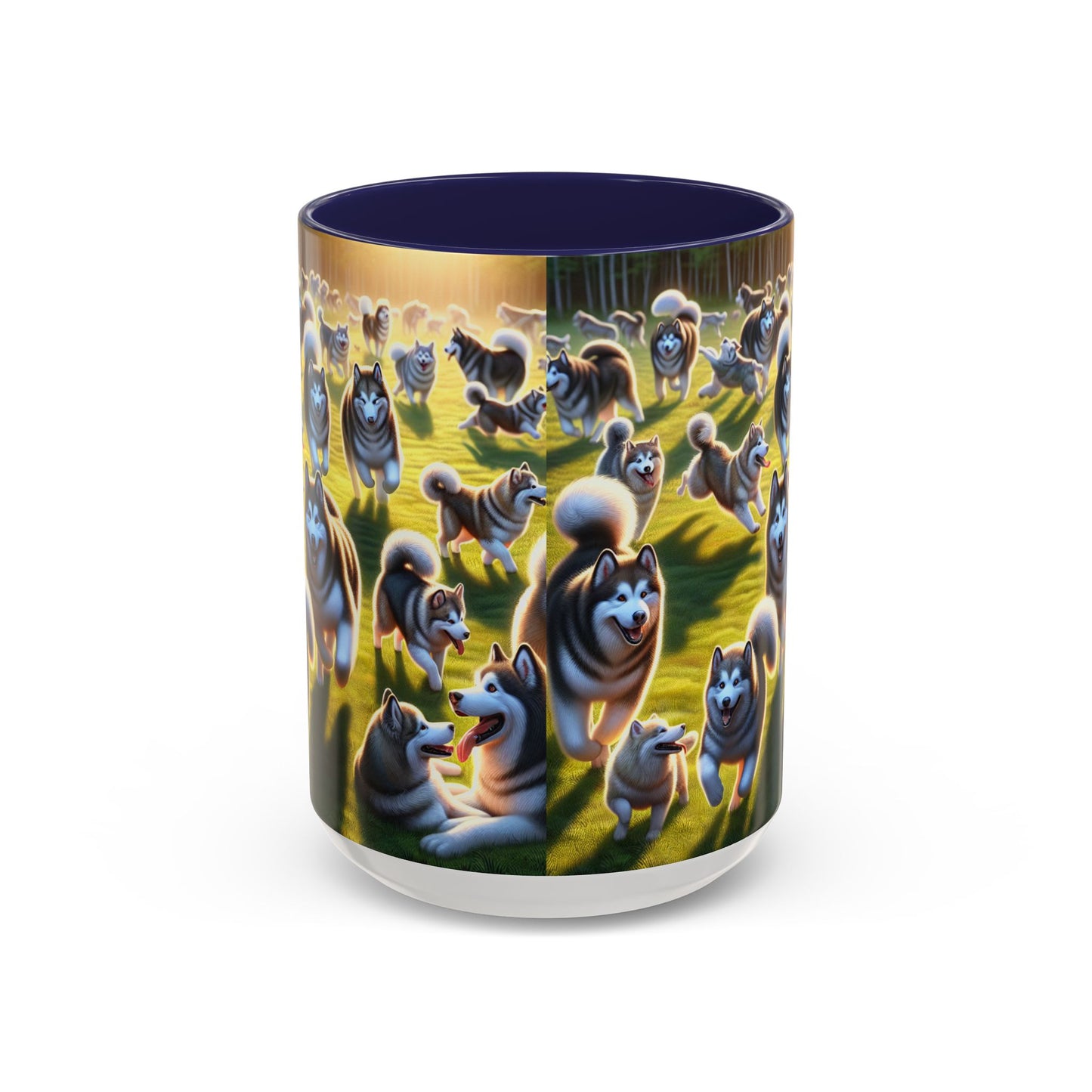 Alaskan Malamute Accent Coffee Mug - Perfect Gift for Dog Lovers