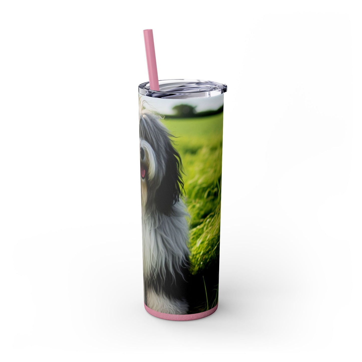 Schapendoes Tumbler with Straw, 20oz