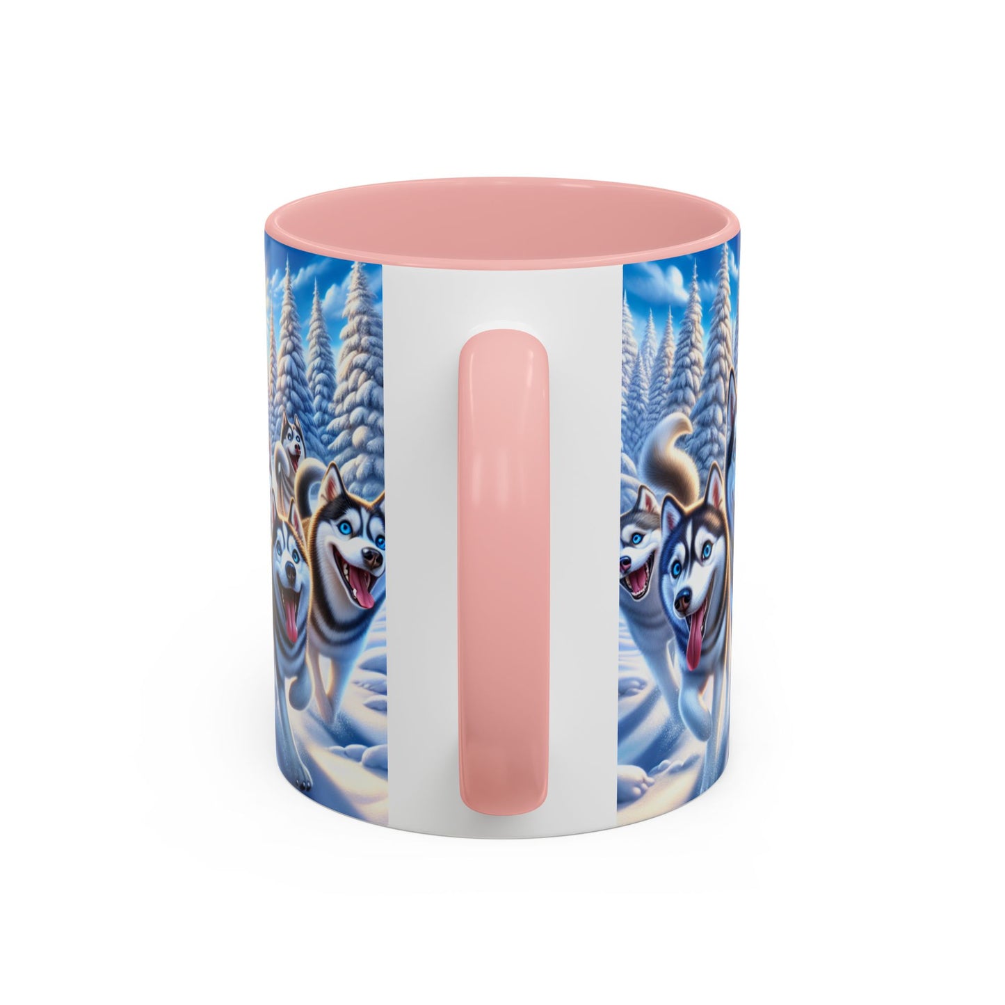 Siberian Husky Accent Coffee Mug - Perfect Gift for Dog Lovers