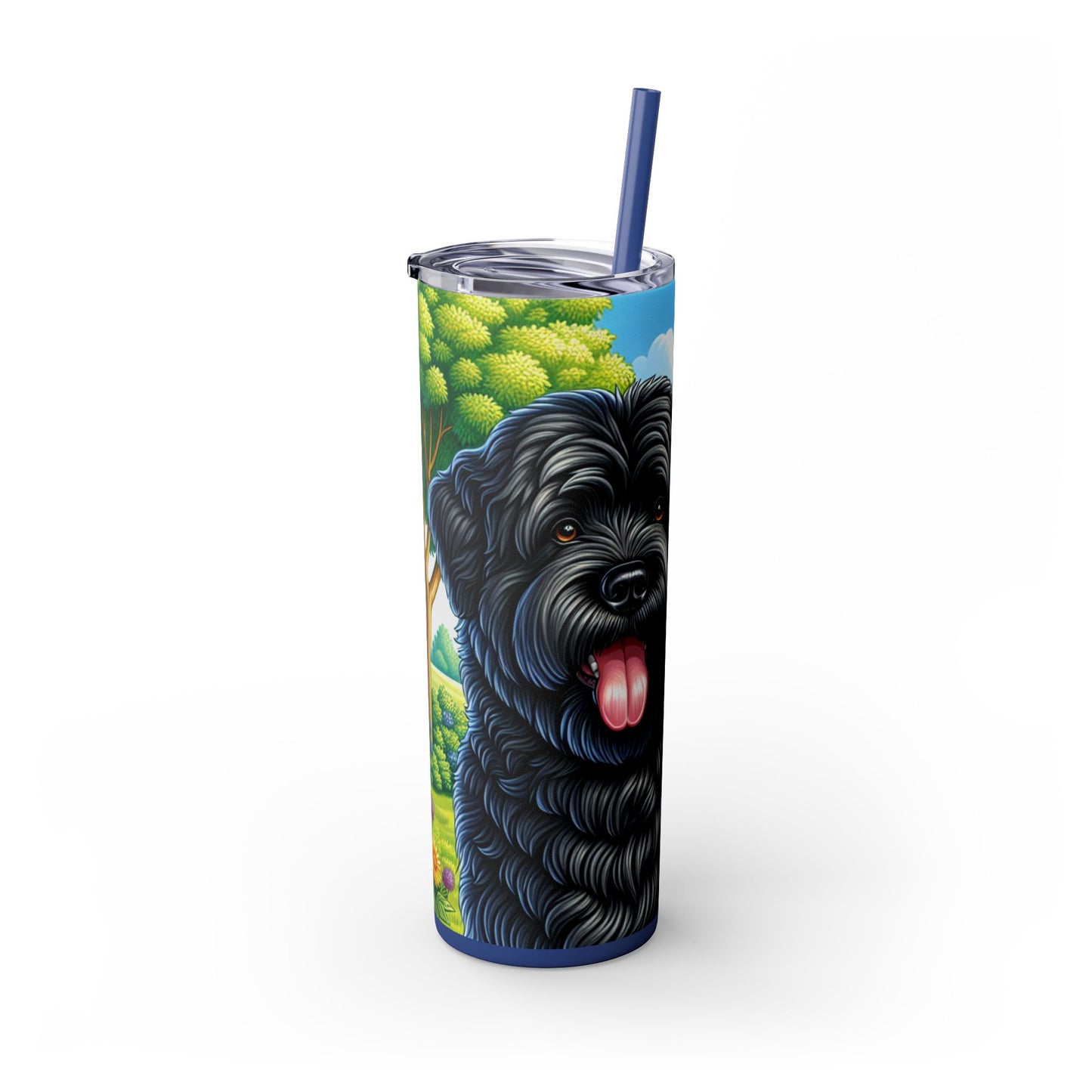 Bouvier des Flandres Tumbler with Straw, 20oz