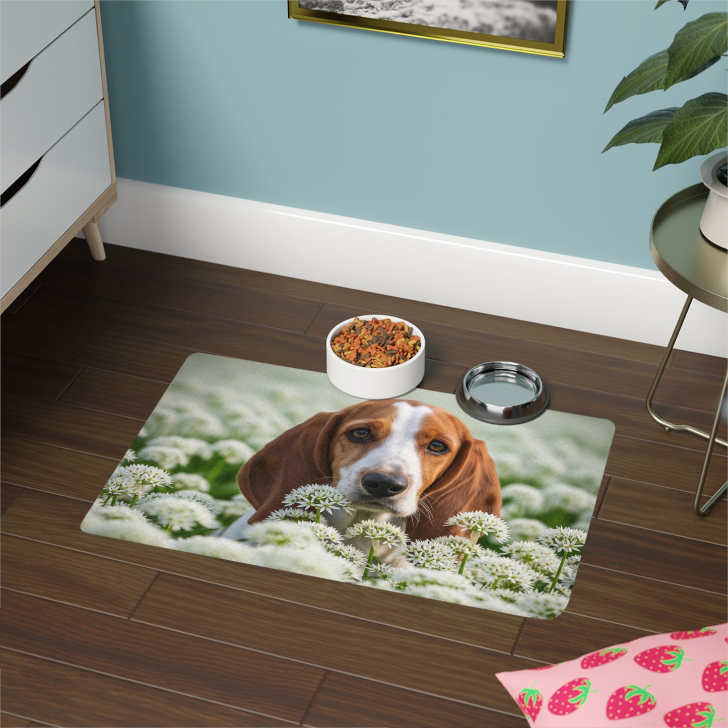 Pet Food Mat (12x18) - Petit Basset Griffon Vendeen