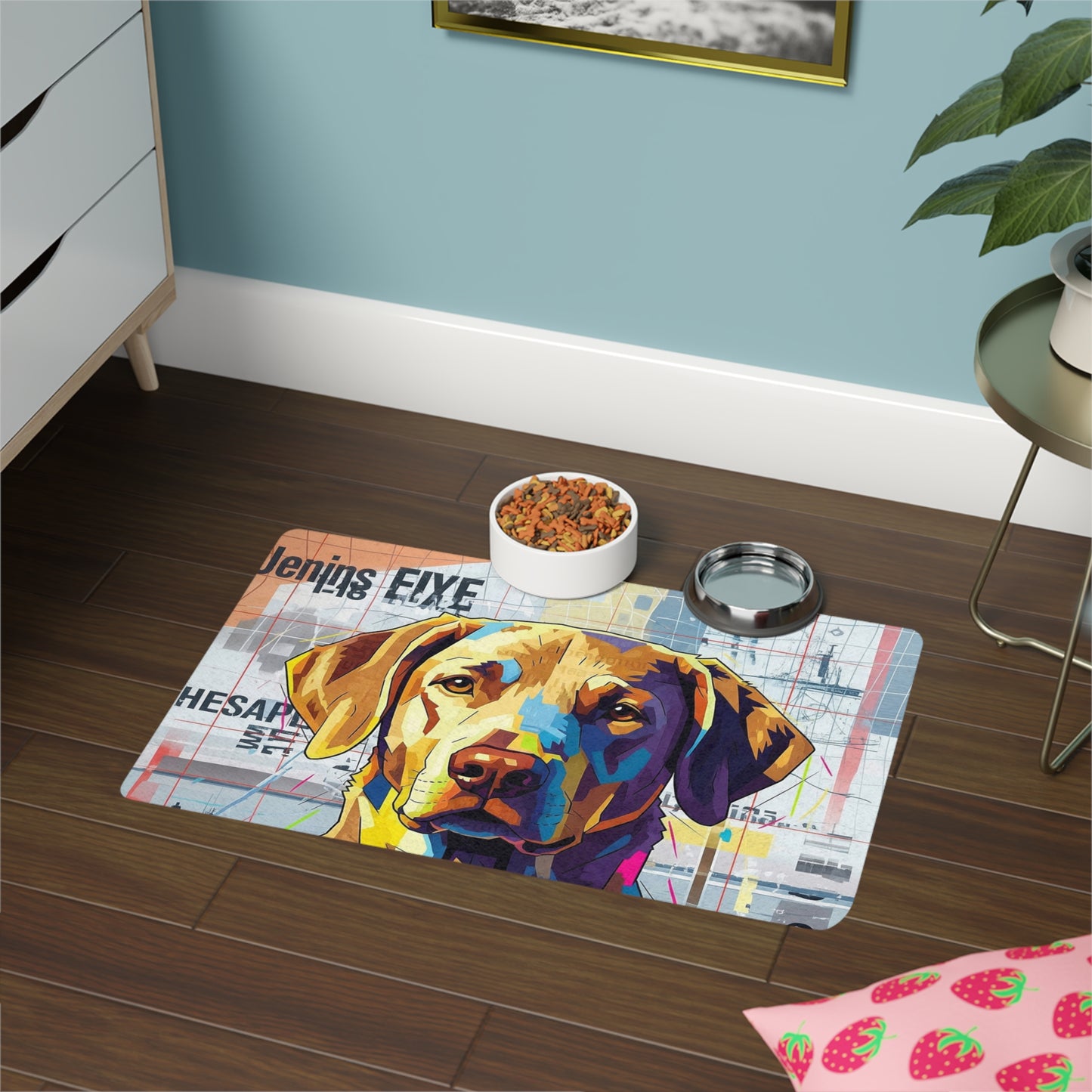 Pet Food Mat (12x18) - Chesapeake Bay Retriever