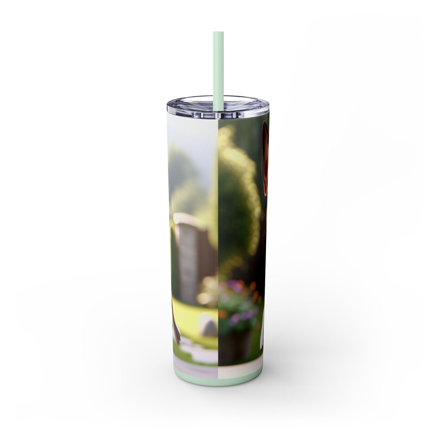 Rat Terrier Tumbler with Straw, 20oz