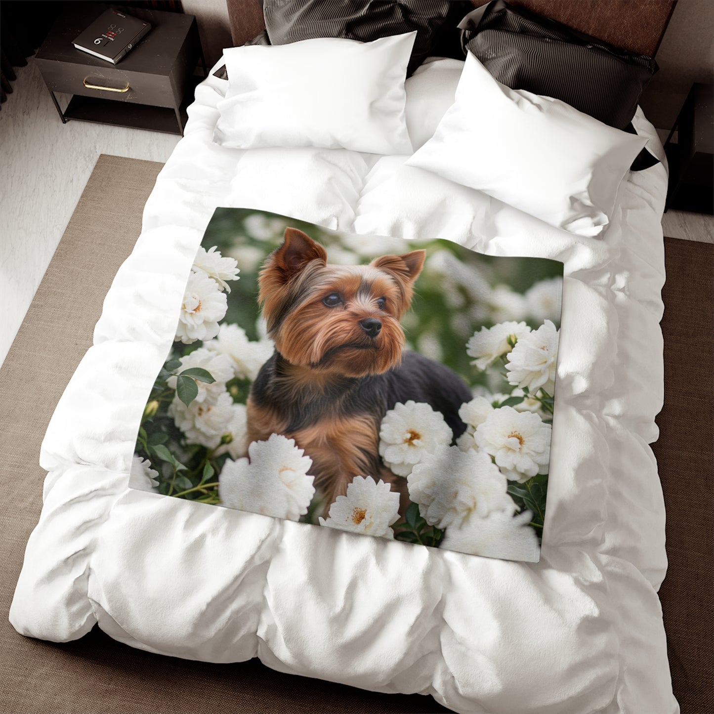 Yorkshire Terrier Sweatshirt Blanket
