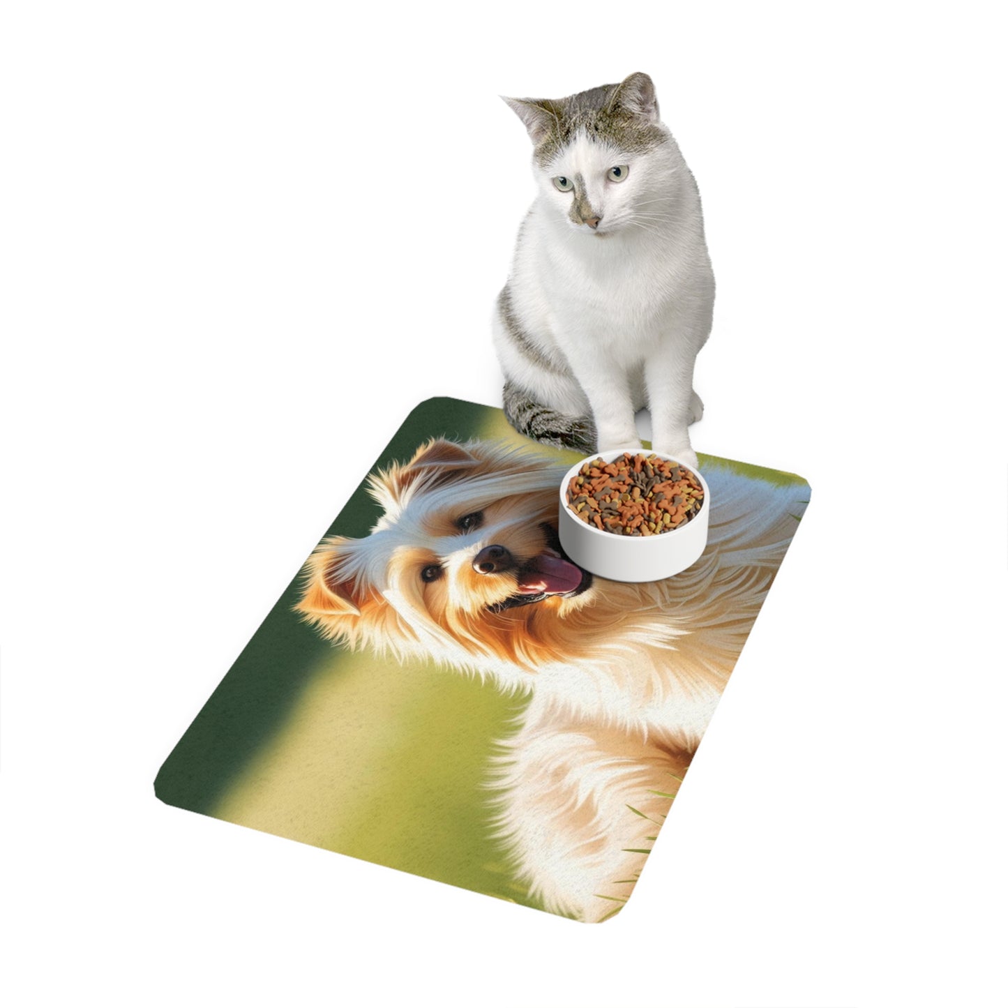 Pet Food Mat (12x18) - Komondor