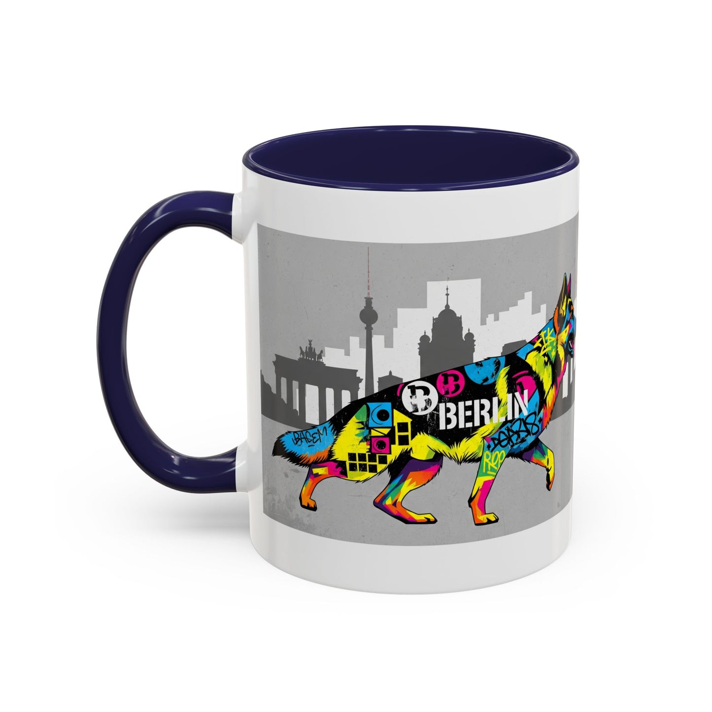 German Shepherd Accent Coffee Mug - Perfect Gift for Dog Lovers